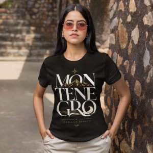 Montenegro Premium Wave & Mountain T-Shirt