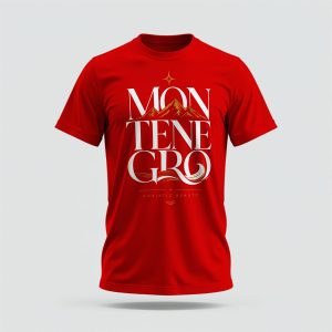 Montenegro Premium Wave & Mountain T-Shirt AATS-0001