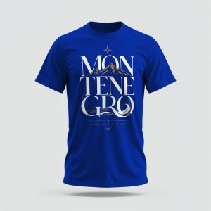 Montenegro Premium Wave & Mountain T-Shirt AATS-0001
