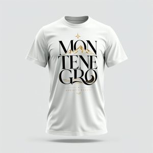 Montenegro Premium Wave & Mountain T-Shirt AATS-0001