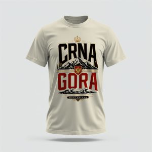Crna Gora Premium Typography T-Shirt