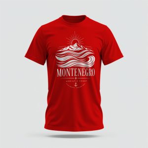 Adriatic Waves of Montenegro T-Shirt