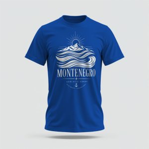 Adriatic Waves of Montenegro T-Shirt