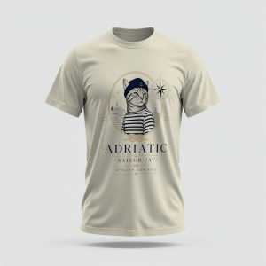 Adriatic Sailor Cat T-Shirt