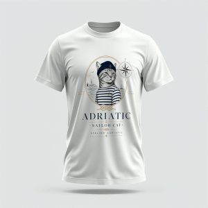 Adriatic Sailor Cat T-Shirt