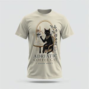 Adriatic Coffee Cat T-Shirt