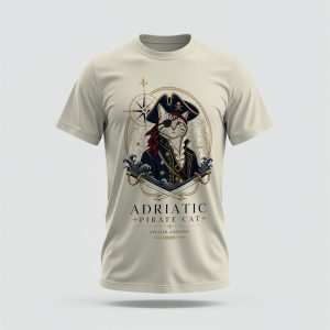 Adriatic Pirate Cat T-Shirt