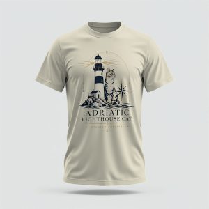 Adriatic Lighthouse Cat T-Shirt