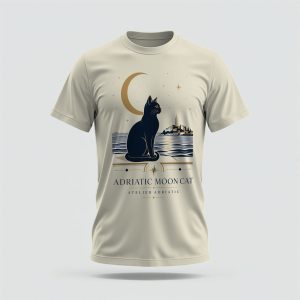 Adriatic Moon Cat T-Shirt