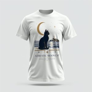 Adriatic Moon Cat T-Shirt