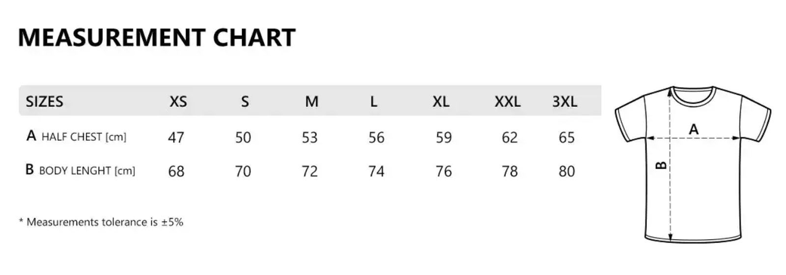 Measurement-Charts-Casual-Tshirts