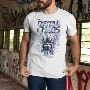 Digital Chaos Cyberpunk T-Shirt