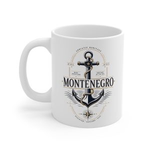 Montenegro Adriatic Heritage Anchor Mug