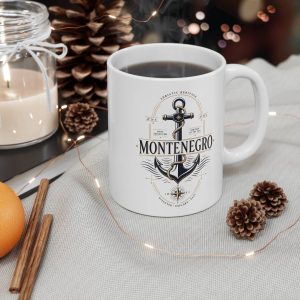 Montenegro Adriatic Heritage Anchor Mug