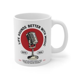 Life Sounds Better With Music Mug