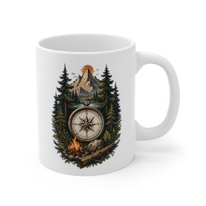 Wilderness Compass Mountain Mug