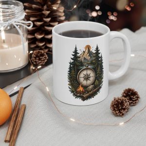 Wilderness Compass Mountain Mug