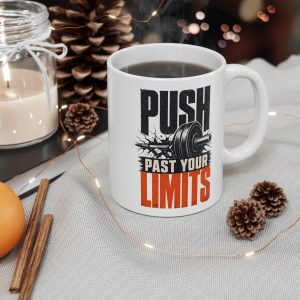 Push Past Your Limits Gym Mug
