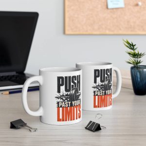 Push Past Your Limits Gym Mug