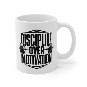 Discipline Over Motivation Gym Mug