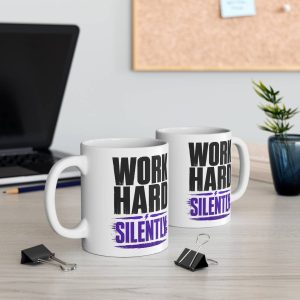 Work Hard Silently Gym Mug