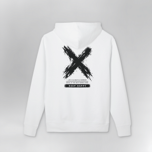Keep Happy Motivational Graphic Hoodie Sweatshirt