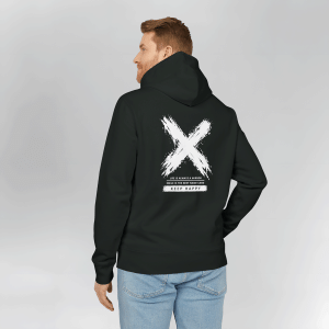 Keep Happy Motivational Graphic Hoodie Sweatshirt