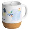 Custom Cork Base Mug with Lid