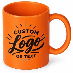 Custom Matte Mug Orange