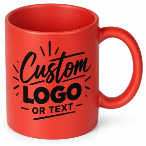 Custom Matte Mug Red