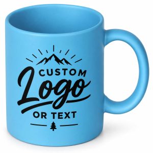 Custom Matte Mug Turquoise
