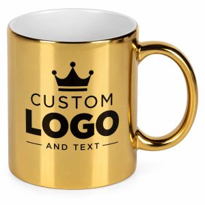 Custom Metallic Mug Gold