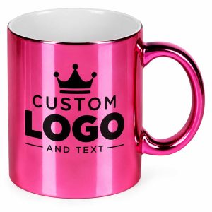 Custom Metallic Mug Rose